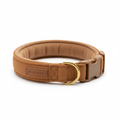 Dog-Friendly Comfort Collar in earthy tone on white background